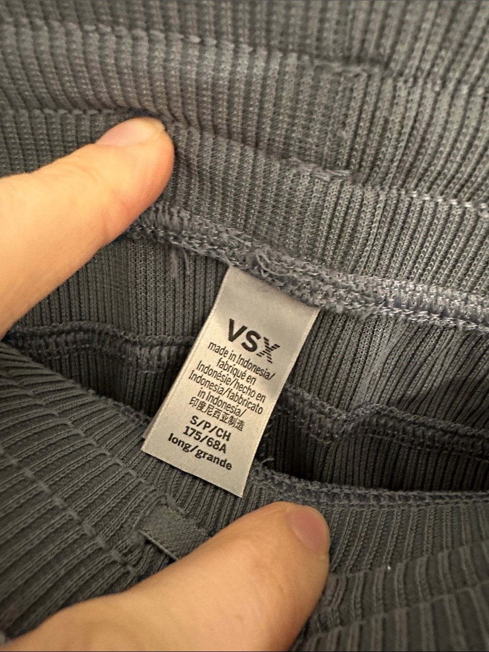 VS Wide-Leg Ribbed Pants - Picture 2 of 4